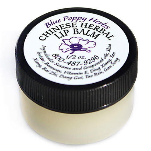 Chinese Herbal Lip Balm, Blue Poppy