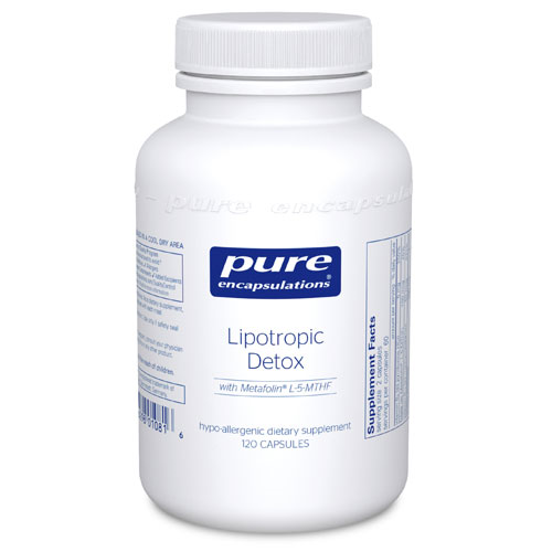 Lipotropic Detox 120's, Pure Encapsulations