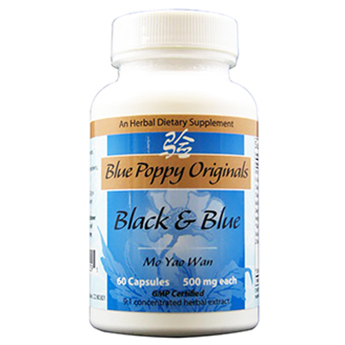 Black & Blue Caps 60's, Blue Poppy