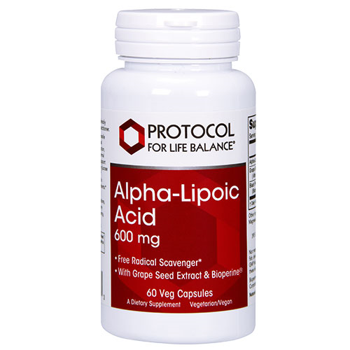 Alpha Lipoic Acid (600mg) 60 caps by Protocol