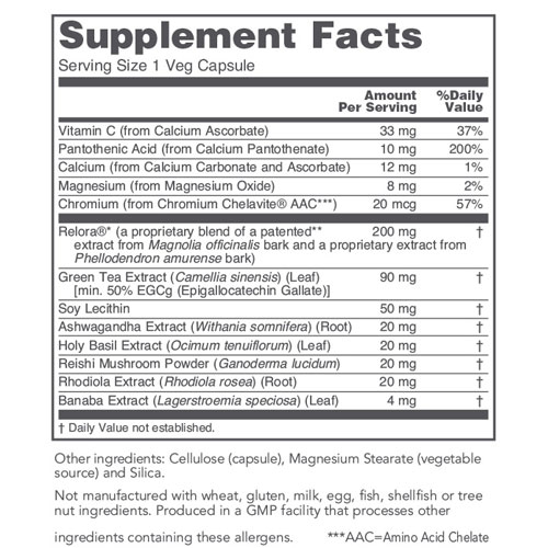 Adrenal Cortisol Support 90 caps by Protocol