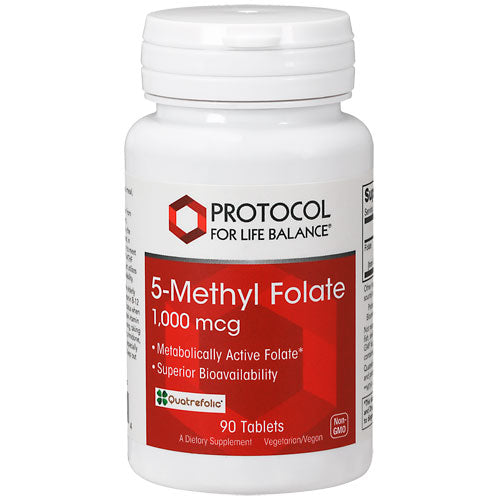 5-Methyl Folate (1,000 mcg) 90 tabs by Protocol